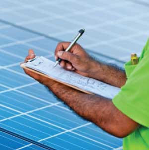 Solar installation workmanship